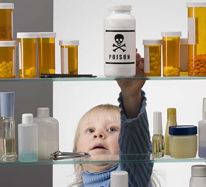 safe storage of medications with young children